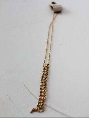Anthropologie Gold Pendant Statement Necklace